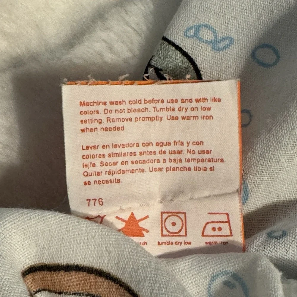 SpongeBob Squarepants Vtg‎ 2004 Twin Flat Sheet 66